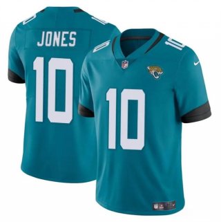 Men's Jacksonville Jaguars #10 Mac Jones Teal Vapor Untouchable Limited Football Stitched Jersey