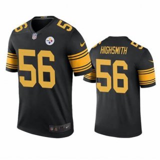 Men's Pittsburgh Steelers #56 Alex Highsmith Black Color Rush Limited Football Stitched Jersey