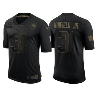 Men's Tampa Bay Buccaneers #31 Antoine Winfield Jr Black 2020 Jersey