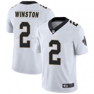 Men's New Orleans Saints #2 Jameis Winston White Jersey