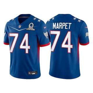 Men's Tampa Bay Buccaneers #74 Ali Marpet 2022 NFC Royal Pro Bowl Stitched Jersey