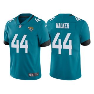 Men's Jacksonville Jaguars #44 Travon Walker 2022 Teal Vapor Untouchable Limited Stitched Jersey