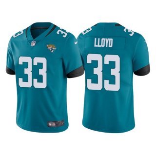 Men's Jacksonville Jaguars #33 Devin Lloyd Teal Vapor Untouchable Limited Stitched Jersey