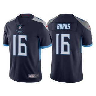 Men's Tennessee Titans #16 Treylon Burks Navy Vapor Untouchable Stitched Jersey