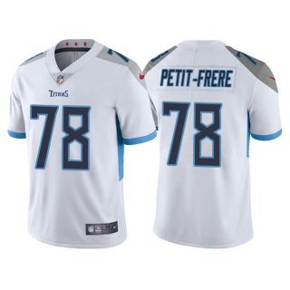 Men's Tennessee Titans #78 Nicholas Petit-Frere White Vapor Untouchable Stitched Jersey