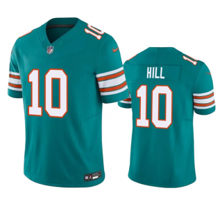 Men's Miami Dolphins #10 Tyreek Hill Aqua 2023 F.U.S.E Vapor Limited Stitched Football Jersey