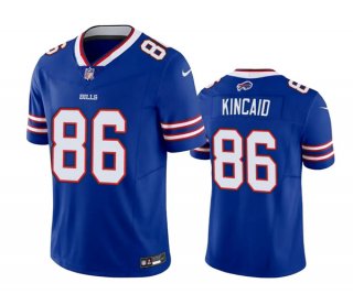 Men's Buffalo Bills #86 Dalton Kincaid Blue 2023 Draft Vapor Untouchable Limited Stitched Football Jersey