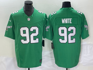 Men's Philadelphia Eagles #92 Reggie White Green 2023 F.U.S.E. Vapor Untouchable Stitched Football Jersey