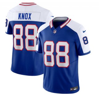 Men's Buffalo Bills #88 Dawson Knox Blue White 2023 F.U.S.E. Throwback Vapor Untouchable Limited Football Stitched Jersey