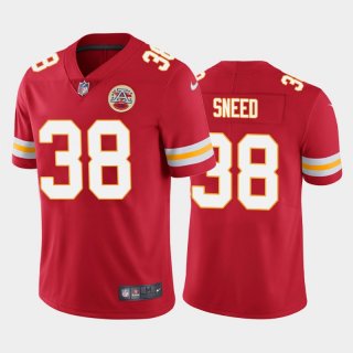 Men's Kansas City Chiefs #38 L'Jarius Sneed Red Vapor Untouchable Limited Stitched Jersey