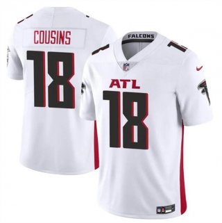 Men's Atlanta Falcons #18 Kirk Cousins White Vapor Untouchable Limited Football Stitched Jersey