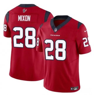 Men's Houston Texans #28 Joe Mixon Red 2024 F.U.S.E. Vapor Untouchable Football Stitched Jersey