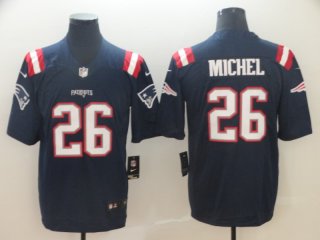 Nike New England Patriots 26 Sony Michel Navy Color Rush Limited Jersey