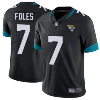 Nike Jacksonville Jaguars 7 Nick Foles Black Vapor Untouchable Limited Jersey