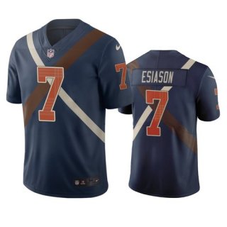 Cincinnati Bengals #7 Boomer Esiason Navy Vapor Limited City Edition NFL Jersey