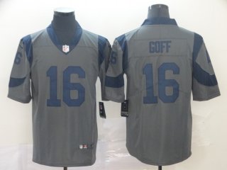 Nike Rams 16 Jared Goff Gray Inverted Legend Limited Jersey