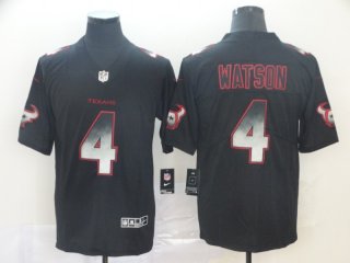 Nike Texans 4 Deshaun Watson Black Arch Smoke Vapor Untouchable Limited Jersey