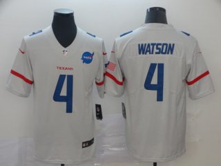 Nike Texans 4 Deshaun Watson White City Edition Vapor Untouchable Limited Jersey