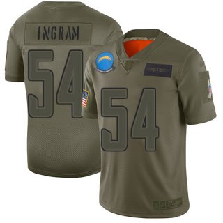 Nike Chargers #54 Melvin Ingram Camo Men's Stitched NFL Limited 2019 Salute To Service Jersey