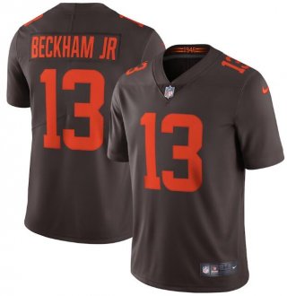 Nike Cleveland Browns #13 Odell Beckham Jr. Brown Alternate 2020 New Vapor Untouchable Limited Jersey