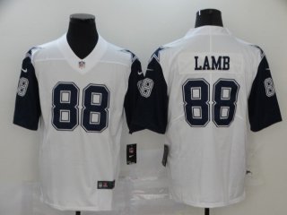 Men's Dallas Cowboys #88 CeeDee Lamb White 2020 Color Rush Stitched NFL Nike Limited Jersey