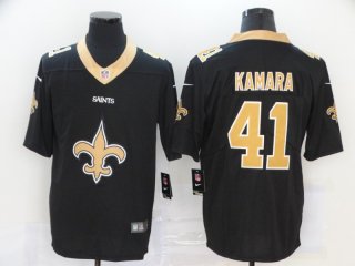 Men's New Orleans Saints #41 Alvin Kamara Black 2020 Big Logo Vapor Untouchable Stitched NFL Nike Fashion Limited Jersey