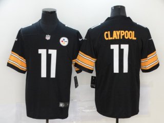 Men's Pittsburgh Steelers #11 Chase Claypool Black 2020 Vapor Untouchable Stitched NFL Nike Limited Jersey