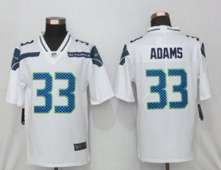 Men's Seattle Seahawks #33 Jamal Adams White 2020 Vapor Untouchable Stitched NFL Nike Limited Jersey