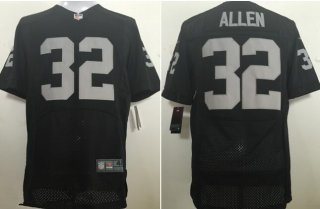 Men's Oakland Raiders #32 Marcus Allen New Black Stitched NFL Retired Player Nike Elite Jersey