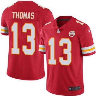 Nike Kansas City Chiefs #13 De'Anthony Thomas Red Team Color Men's Stitched NFL Vapor Untouchable Limited Jersey