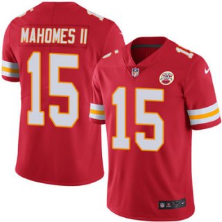 Nike Kansas City Chiefs #15 Patrick Mahomes II Red Team Color Men's Stitched NFL Vapor Untouchable Limited Jersey