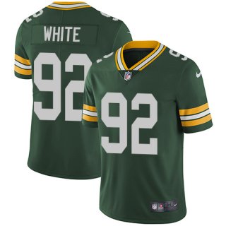 Nike Green Bay Packers #92 Reggie White Green Team Color Men's Stitched NFL Vapor Untouchable Limited Jersey