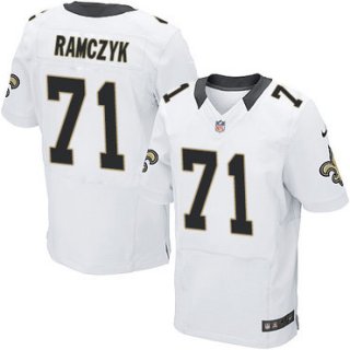 Nike New Orleans Saints #71 Ryan Ramczyk White Men's Stitched NFL Elite Jersey