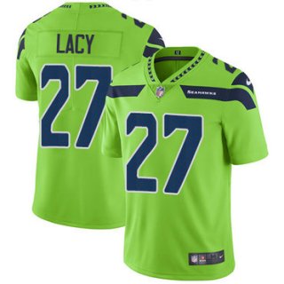 Nike Seattle Seahawks #27 Eddie Lacy Green Men's Stitched NFL Limited Rush Jersey