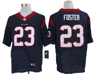 Size 60 4XL-Arian Foster Houston Texans #23 Navy Blue Stitched Nike Elite NFL Jerseys