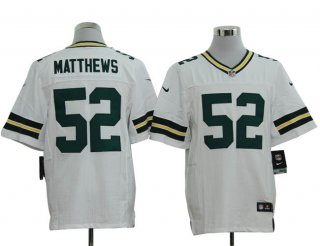 Size 60 4XL-Clay Matthews Green Bay Packers #52 White Stitched Nike Elite NFL Jerseys