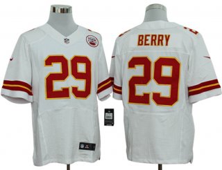 Size 60 4XL-Eric Berry Kansas City Chiefs #29 White Stitched Nike Elite NFL Jerseys