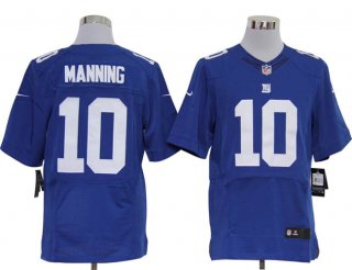 Size 60 4XL-Eli Manning New York Giants #10 Blue Stitched Nike Elite NFL Jerseys