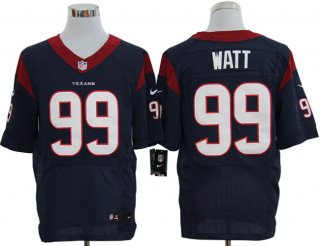 Size 60 4XL-J.J. Watt Houston Texans #99 Blue Stitched Nike Elite NFL Jerseys