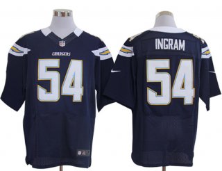 Size 60 4XL-Melvin Ingram San Diego Chargers #54 Dark Blue Stitched Nike Elite NFL Jerseys