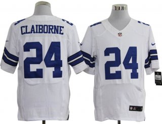 Size 60 4XL-Morris Claiborne Dallas Cowboys #24 White Stitched Nike Elite NFL Jerseys