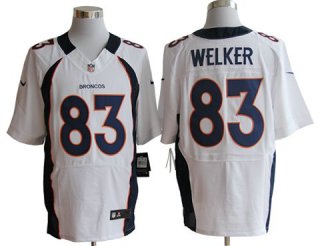 Size 60 4XL-Welker Denver Broncos #83 White Stitched Nike Elite NFL Jerseys