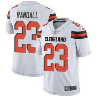 Nike Cleveland Browns #23 Damarious Randall White Men's Stitched NFL Vapor Untouchable Limited Jersey