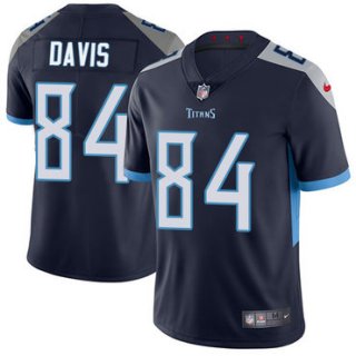 Nike Tennessee Titans #84 Corey Davis Navy Blue Alternate Men's Stitched NFL Vapor Untouchable Limited Jersey