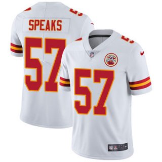 Nike Kansas City Chiefs #57 Breeland Speaks White Men's Stitched NFL Vapor Untouchable Limited Jersey