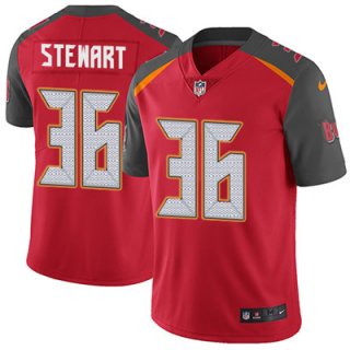 Nike Tampa Bay Buccaneers #36 M.J. Stewart Red Team Color Men's Stitched NFL Vapor Untouchable Limited Jersey