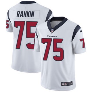 Nike Houston Texans #75 Martinas Rankin White Men's Stitched NFL Vapor Untouchable Limited Jersey