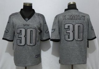 Nike Philadelphia Eagles #30 Corey Clement Gray Gridiron Gray Vapor Untouchable Limited Jersey