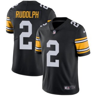 Nike Pittsburgh Steelers #2 Mason Rudolph Black Alternate Men's Stitched NFL Vapor Untouchable Limited Jersey