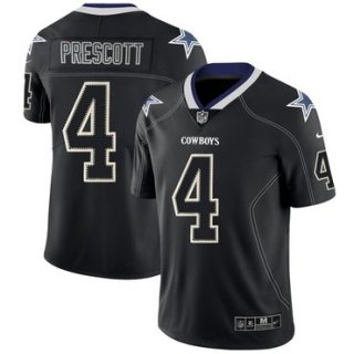 Nike Dallas Cowboys #4 Dal Prescott Black Shadow Legend Limited Jersey